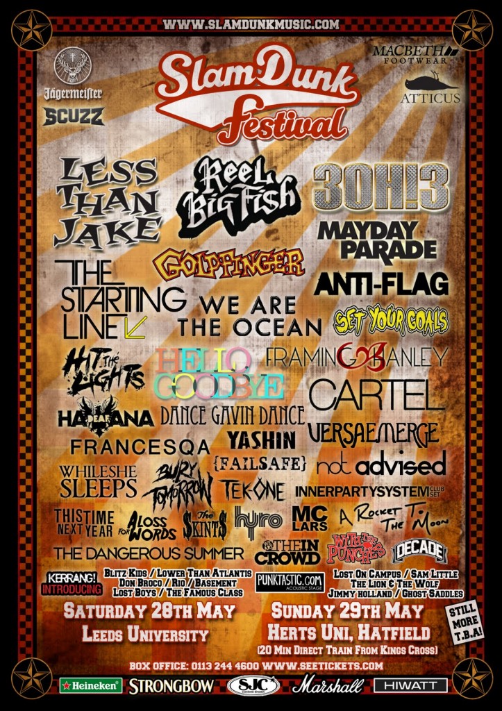 Preview Slam Dunk Festival 11 Leeds Northern Noise