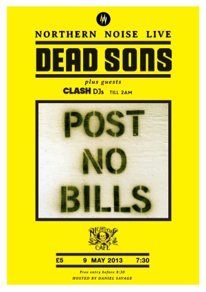 Northern Noise Live Poster Feat. Dead Sons